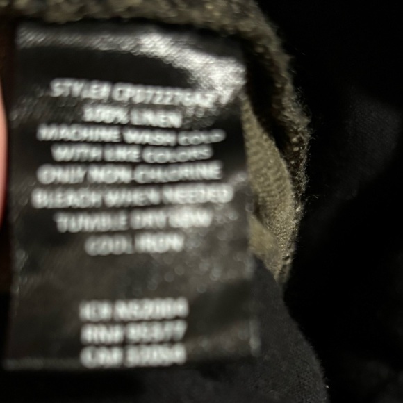 Sanctuary x Anthropologie Linen Crop Camo Cargo Pants Size 2X - Picture 8 of 8